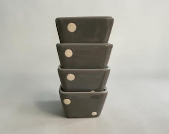 Temp-Tations By Tara Polka Dot Ramekin Set of Four.