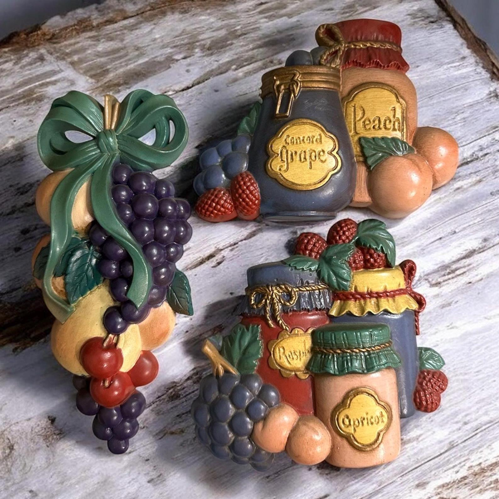 Home Interiors Homco Fruit Set - Etsy