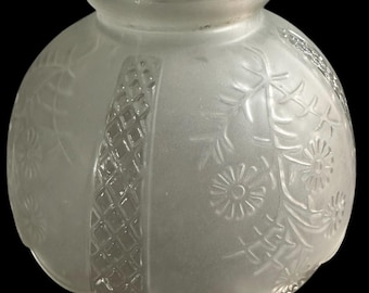 Vintage Art Deco Frosted Glass Light Shade