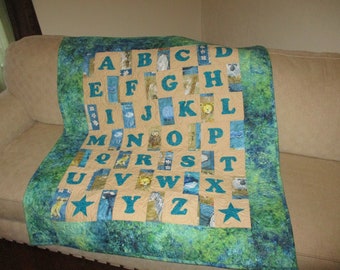 Baby Quilt, Alphabet Quilt, 1009-02