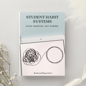 Student Habit Systems Guide | Weekly Planner & Habit Tracker (PDF Download)