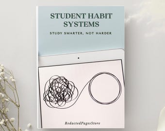 Studenten Habit System-Leitfaden | Wochenplaner & Habit Tracker (PDF Download)