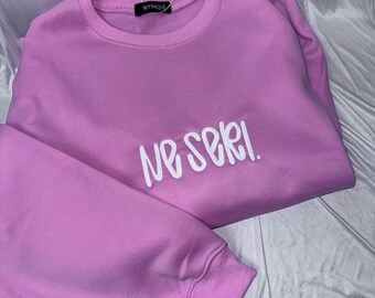 Ne Seri Balkan Crewneck Sweatshirt, Slavic Quote Pullover