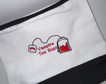 Funny Tampon Bag, Feminine Product Pouch, Period Makeup Bag, Cosmetic Bag for Women, Cute Zipper Pouch Gift
