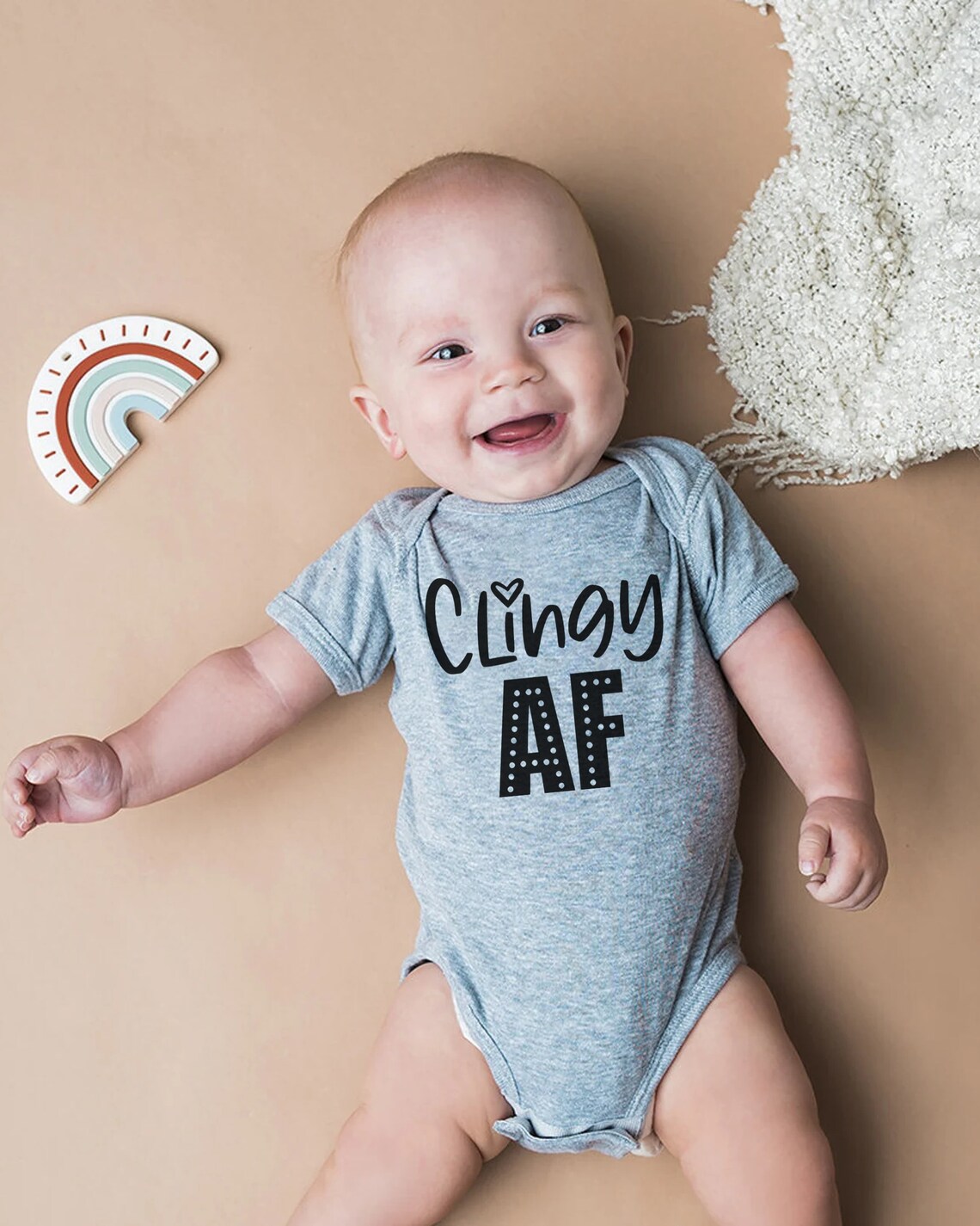 Clingy AF Funny Baby Onesies® Baby Items Unique Baby Clothes Etsy