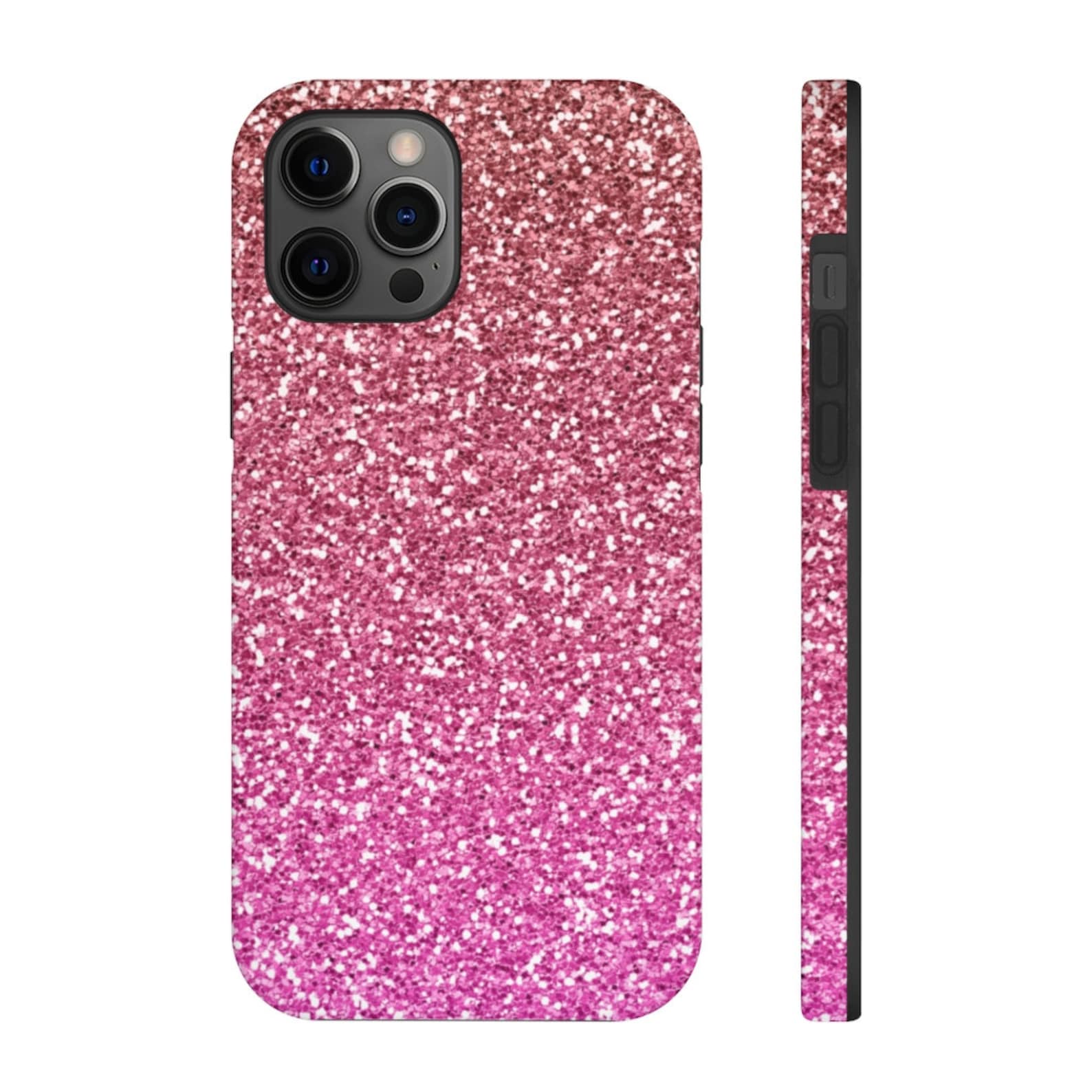IMEIKONST Compatibile con iPhone 13 Pro Max Custodia con Cavalletto ad Anello, Brillantini Glitter Sabbie Mobili Cover Trasparente Rigida Bumper Case Custodie per iPhone 13 Pro Max. Love Blue YBZ