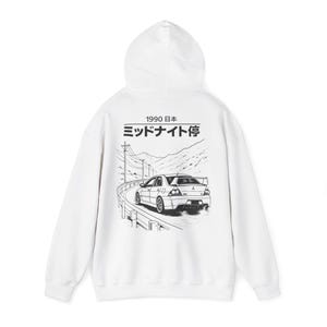 MIDNIGHT TOUGE Hoodie  Japanese Mountain Drift Edition