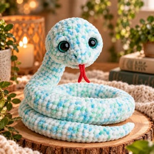 Amigurumi-Häkelmuster für Anfänger, Chenille-Garn-Plüschtier-Anleitung (PDF)