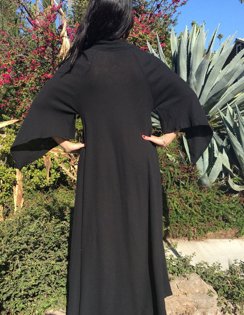 Gauze Cotton Dress Cotton Caftan Gauzy Summer Dress Angel Sleeves Kaftan Handmade Kaftan