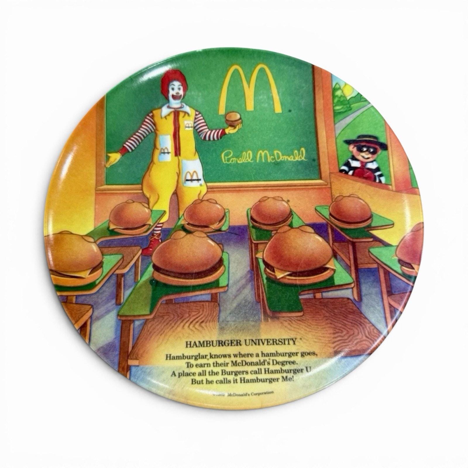 90s Mcdonalds Plates - Etsy