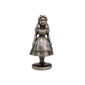 Disney vintage Miniature Trinket Monopoly Alice in Wonderland Replacement Game Pewter Piece Trinket
