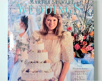Martha Stewart Weddings, Vintage 1987 Hardcover, Wedding Planning