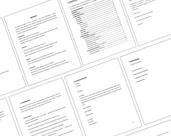 Dissertation Template Thesis Template Student Layout University Tool Notion Template Dissertation Layout Thesis Layout Guide Phd