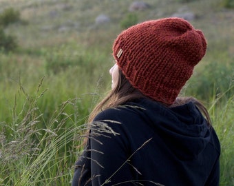 Gilpin Beanie in Autumn - Hand Knit Winter Hat