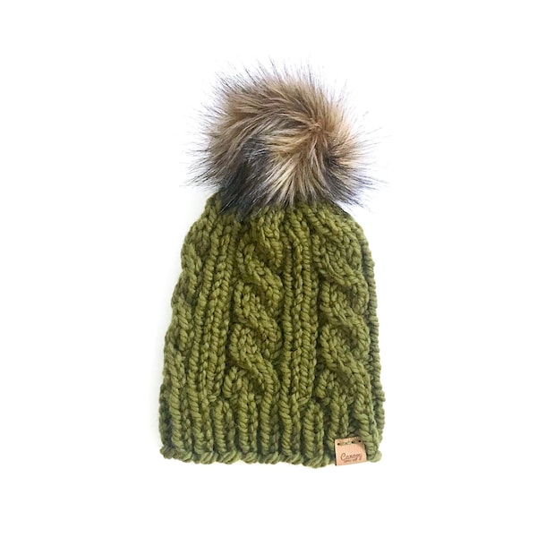 Cable Knit Hat > Cable Knit Beanie > Winter Hat > Winter Beanie > Pom Pom Hat > Women Hats > Hat Pom Pom > Women Winter Hat > Ski Hat > Hats