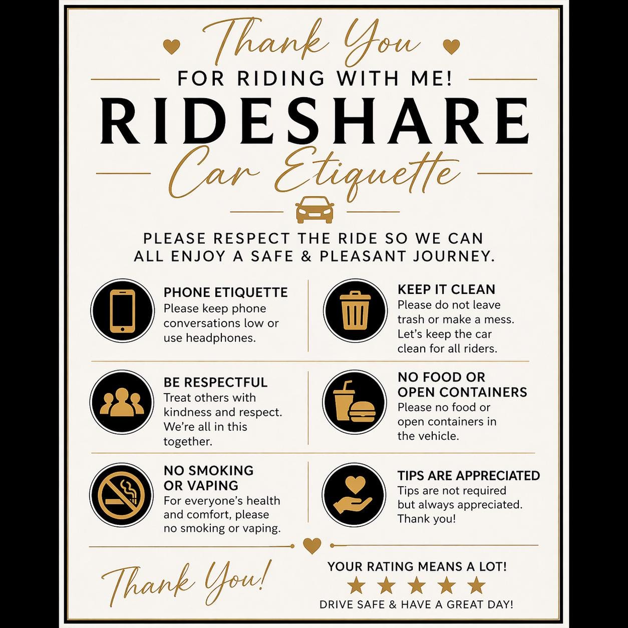 Rideshare Sign Examples Ultimate Rideshare Sign Bundle | Uber & Lyft Printable Car Signs ...