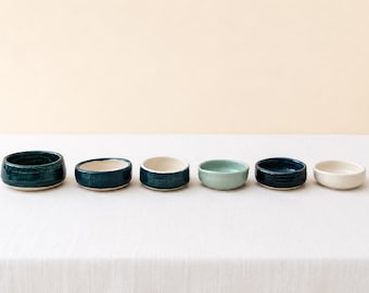 Handmade Ceramic Spice Dish | Minimalist Pinch Bowl for Kitchen Prep