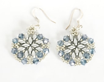 Simple Duo Earring Tutorial, beading Pattern