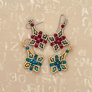 Gravin oorbellen kralen tutorial