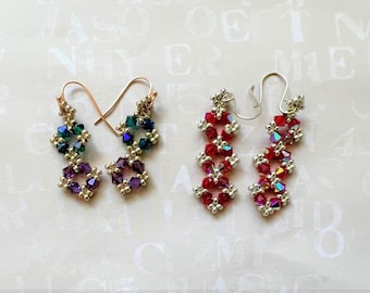 Fancy Earrings, beading tutorial, bead