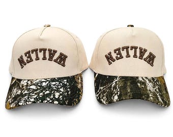 Gorra Wallen Upside Down Snapback, gorra de béisbol con visera de camuflaje, gorra trucker bordada, gorra estilo campestre, gorra unisex para exteriores, regalo para él.