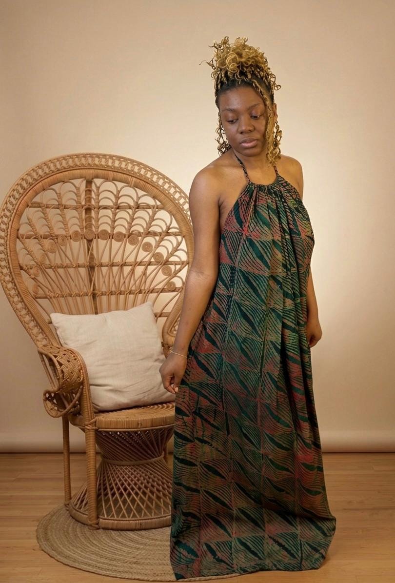 Backless Ankara Dress - Etsy Canada