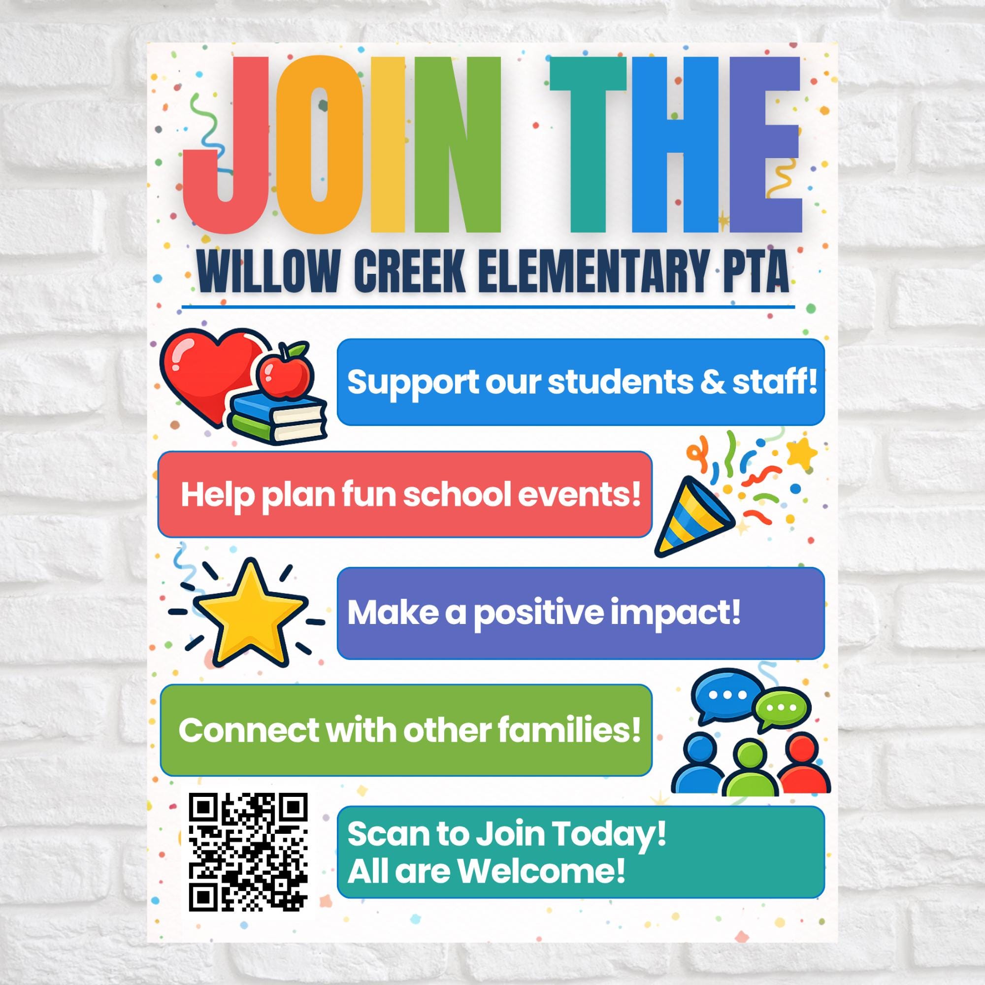 Join the PTA PTO Flyer Template | Editable School Membership Flyer ...