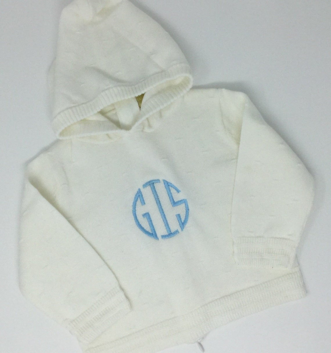 Infant Hooded Sweater Monogram Toddler Sweater Monogram/Baby Etsy