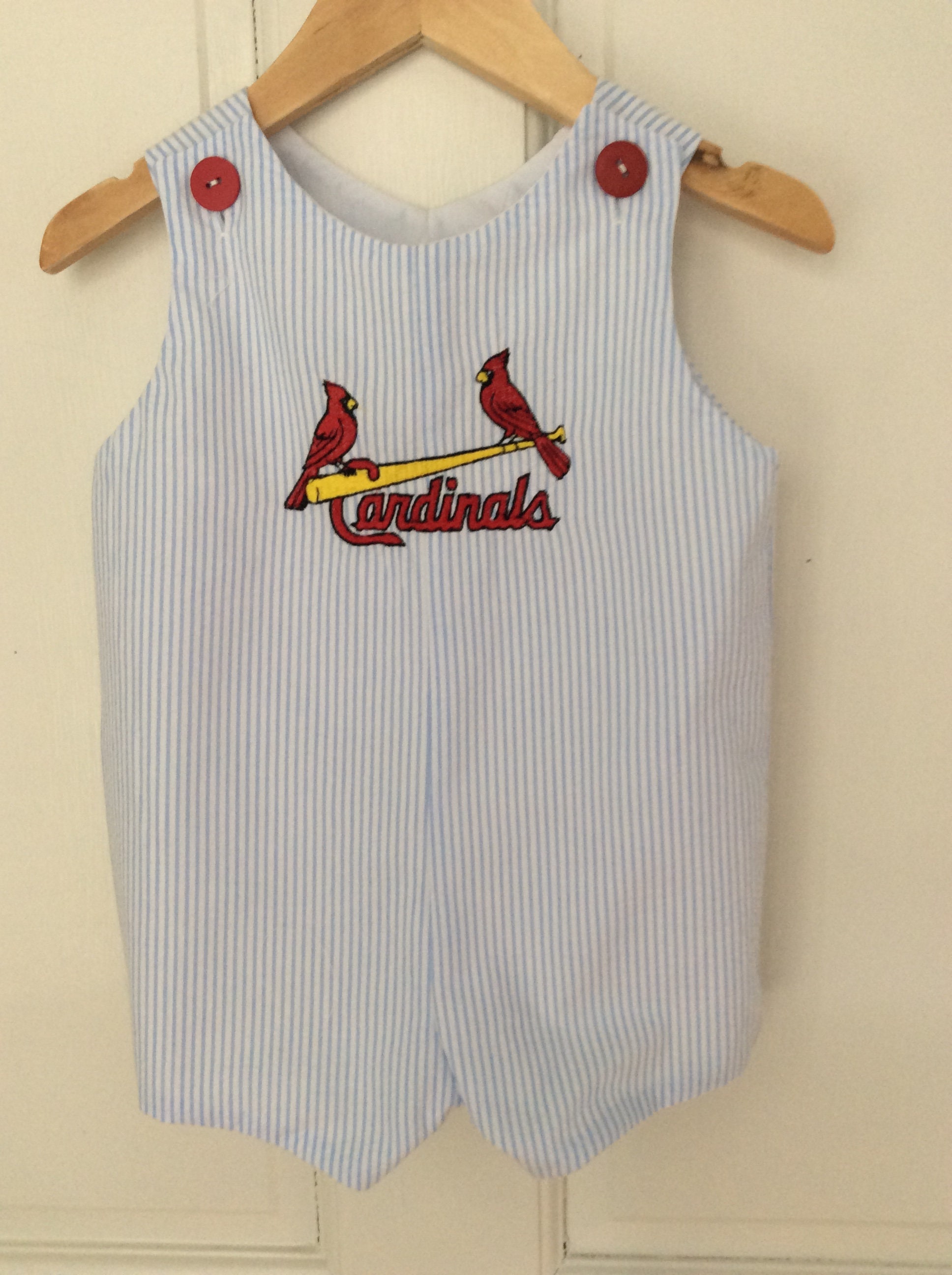 Toddler Tiny Turnip White St. Louis Cardinals Hat Cross Bats T-Shirt Size: 4T