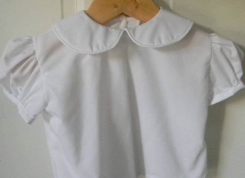 white uniform blouses peter pan collar patterns