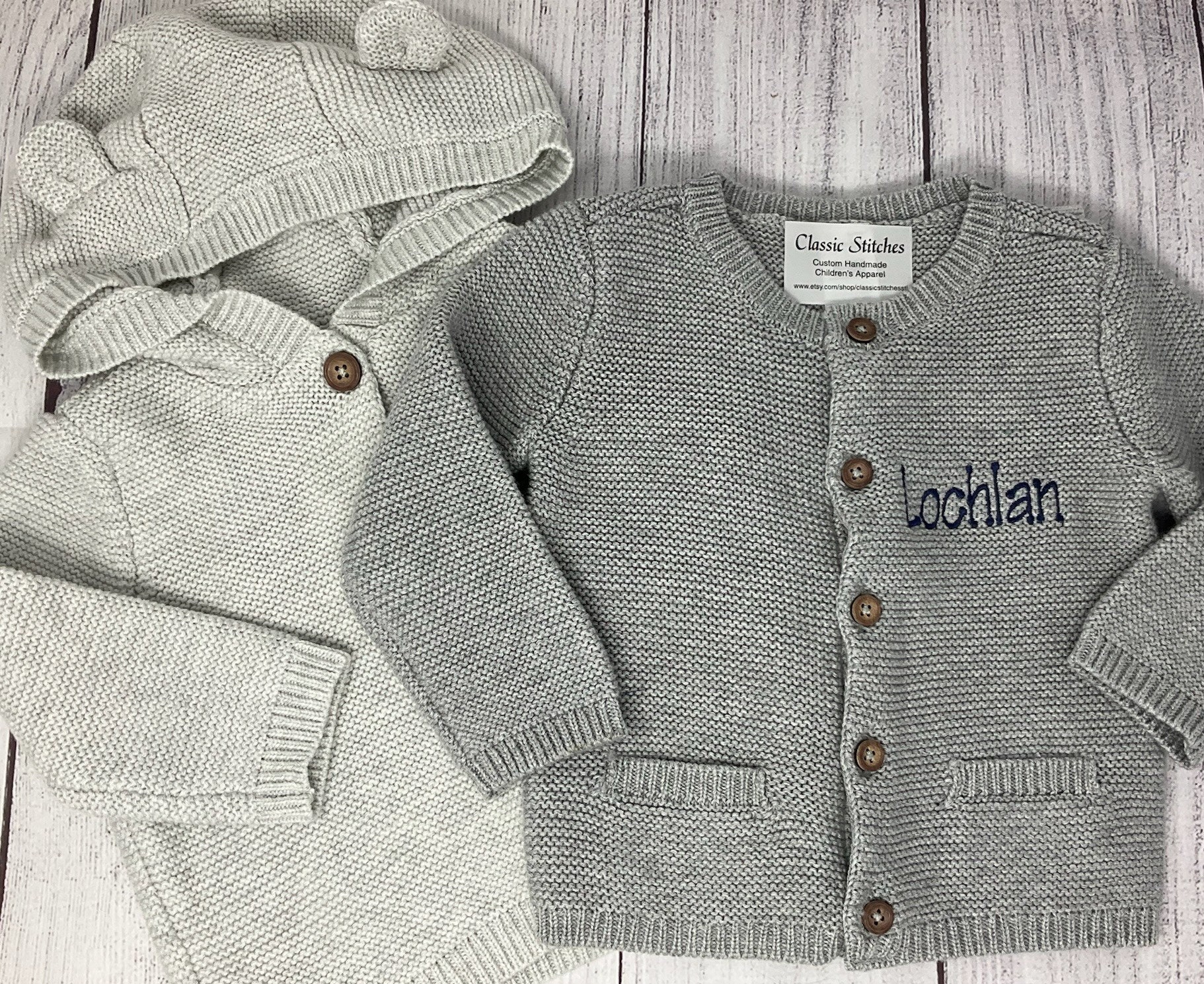Oatmeal Cardigan - Etsy