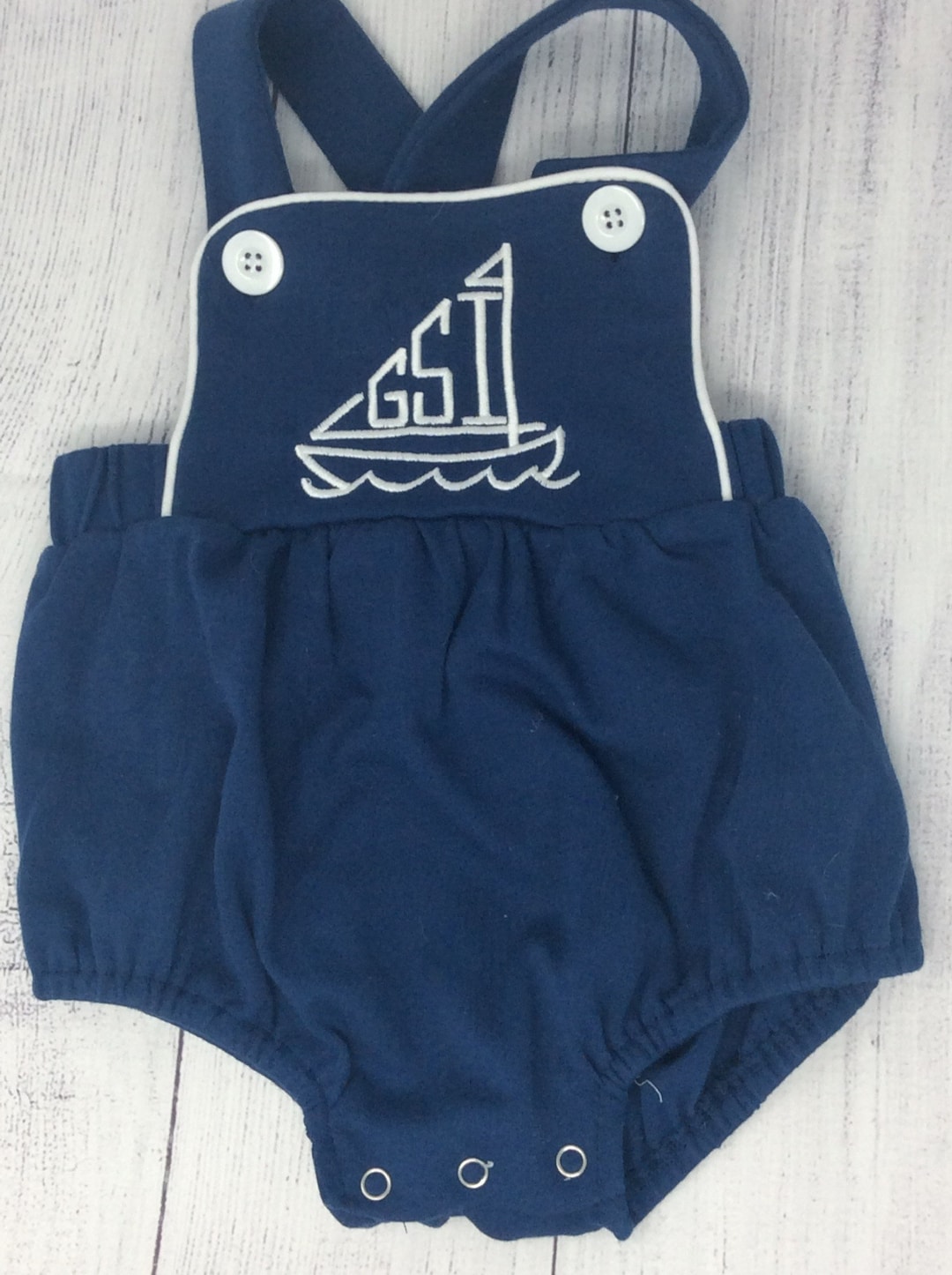 Baby Boy Romper In Cotton Stuff Sunsurf Print