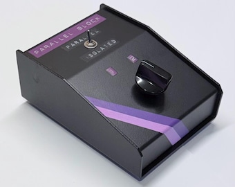 Bloco Seletor/Combinador de Alto-falantes para Amplificador de Guitarra - Personalizado, em Série ou Paralelo - Preto, Sob Encomenda | Disponível em Série ou Paralelo