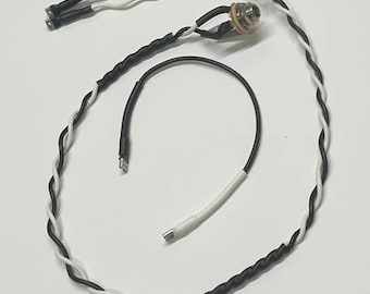 Chicote de fiação para caixa acústica 2x10 / 2x12 / 2x15 da série "Series", cabo de alto-falante estilo Fender vintage, conector de entrada Switchcraft de 1/4", terminal tipo pá de 0,205".