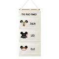 Personalized Disney Cruise Fish Extender | Character Inspired Custom Family Fish Extender | 3–4 Pocket Door Organizer