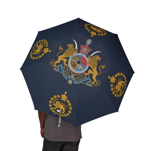 Lion and Sun Umbrella | Midnight Club | Pahlavi Emblem Top | Javid Shah | MIGA | Crown | Persian
