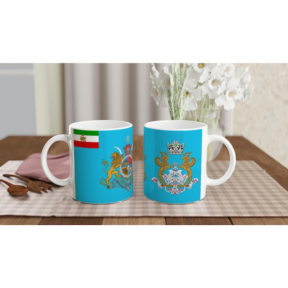 Imperial Standard of the Shah (Emperor) & Shahbanou (Empress) of Iran 11oz Ceramic Mug