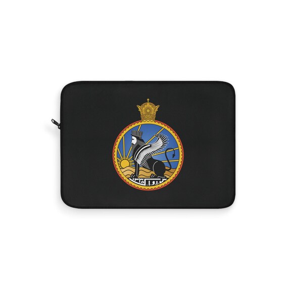 Iran SAVAK Imperial Anti-espionage Agency Emblem Dark Laptop Sleeve