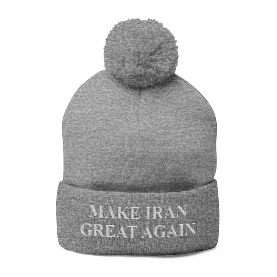 Make Iran Great Again Pom-Pom Knit Cap