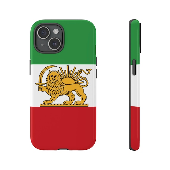 Iran Lion and Sun iPhone case | green white red