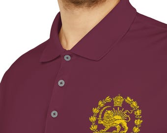 Adidas Lion and Sun Polo-Shirt | Stickerei | Shid o Khorssid | Pahlavi | MIGA | Persisch