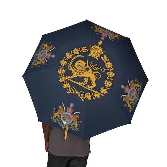 Lion and Sun Umbrella | French Navy | Pahlavi Emblem | Javid Shah | MIGA | Crown | Persian