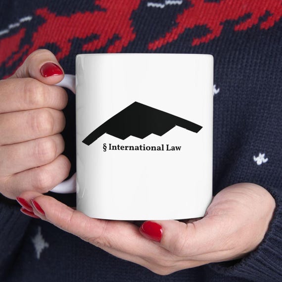 B2 Bomber International Law Mug | Ceramic Coffee Cup