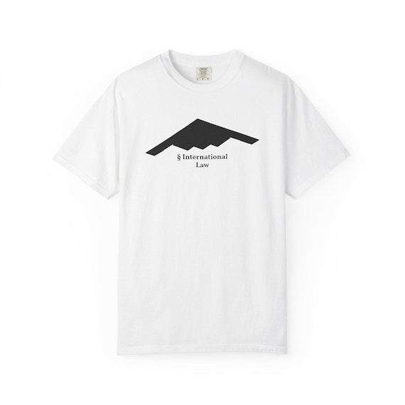 B2 Bomber International Law T-Shirt | White Tee