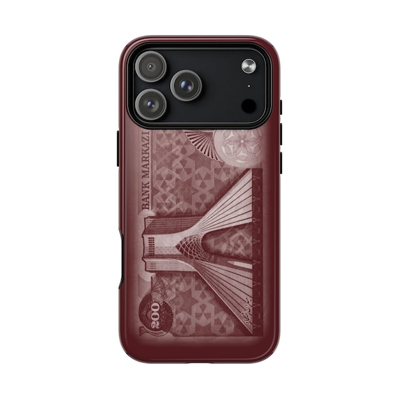 Aryamehr Memorial iPhone Case | Shahyad Tower | Pahlavi | Reza Shah | Oxblood Manor Tough Case | MagSafe