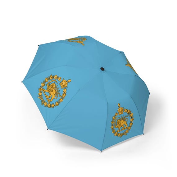 Iran Flag Umbrella | Lion and Sun | Crown