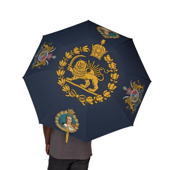 Lion and Sun Umbrella | French Navy | The Shah Aryamehr | Pahlavi Emblem | Javid Shah | MIGA | Crown | Persian