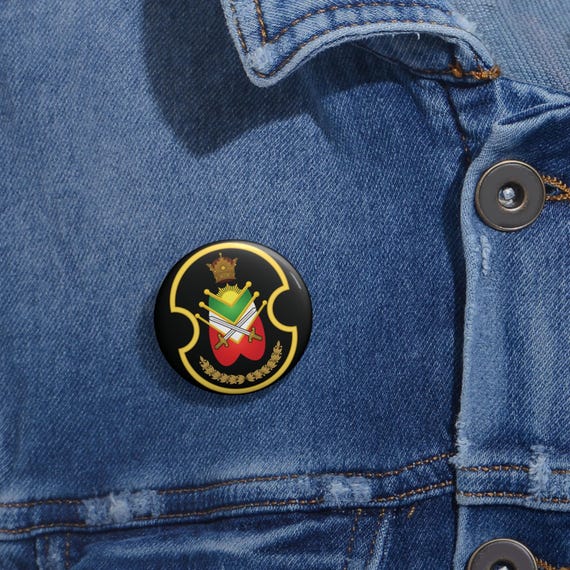 The Seal of Imperial Iranian Ground Force Pin Button