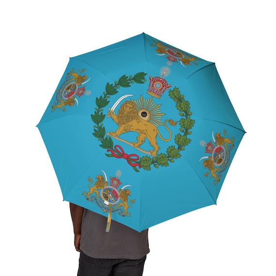 Flag Umbrella | Imperial Standard of Shahanshah of Iran | Reza Shah | Lion and Sun | Pahlavi Dynasty