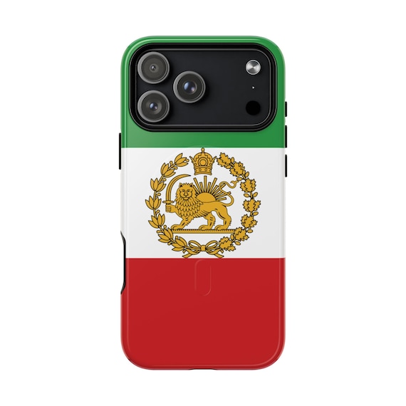 Iran Lion and Sun with Crown iPhone Case | Tough Magnetic Cases